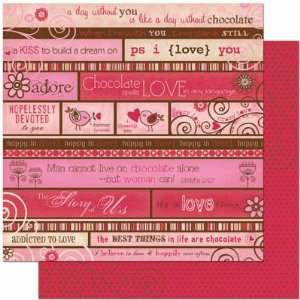  Crazy Love Double Sided Heavy Weight Paper 12X12 Love 