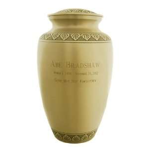  Brass Cremation Urn   Full Size 