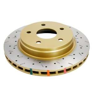 DBA DBA42442XS 4000 XS Cross Drilled and Slotted Front Vented Disc 