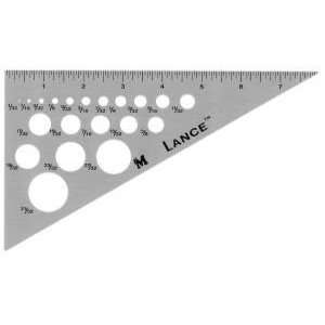Triangle Rulers, Aluminum Triangles 8 30/60 Drafting, Engineering 