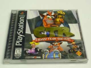 Crash Team Racing CTR Playstation PS1 Game Black 711719442622  