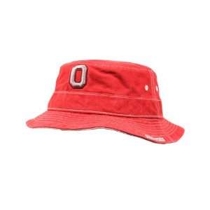 Ohio State Buckeyes Ice Backet Hat (Red)  Sports 