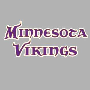  Minnesote Vikings Auto Car Bumper Decal Sticker 7.5 X 3.25 