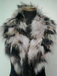 NWT Real Fox Fur Collar 9 Colours  