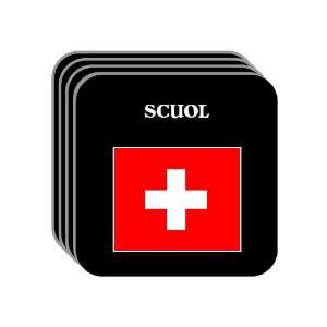  Switzerland   SCUOL Set of 4 Mini Mousepad Coasters 