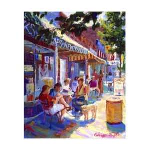  Curney Nuffer   Nuffers Colorful Cafe GICLEE Canvas