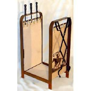   Western Fireplace Tools and Log Rack, 66 Designs