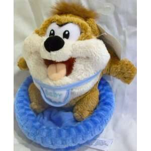   Looney Tunes Baby Taz in Basket Cute Adorable Doll Toy: Toys & Games