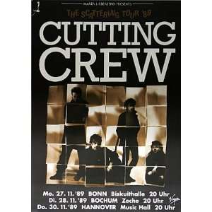 Cutting Crew   Scattering 1989   CONCERT   POSTER from GERMANY