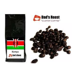 Dads Roast Kenya Coffee, 12 OZ bag, Medium Dark Roast, Whole Bean 