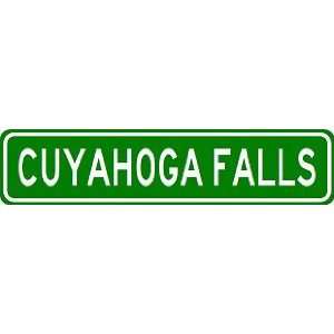  CUYAHOGA FALLS City Limit Sign   High Quality Aluminum 