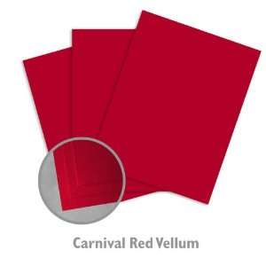  Carnival Vellum Red Paper   1200/Carton