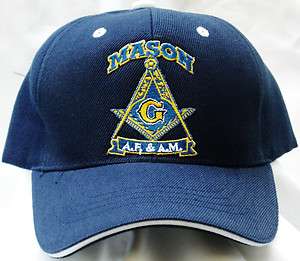MASON AF & AM TWILL DARK BLUE SANDWICH WHITE BALL CAP  