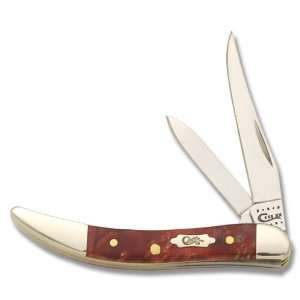 Small Texas Toothpick with Smooth Red Box Elder Wood Handle:  