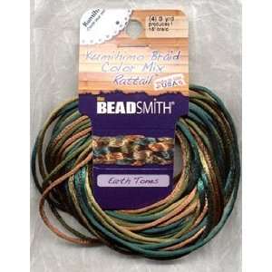 Rattail Satin Cord, Earthtones Color Pack