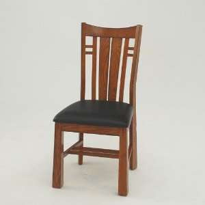   Small Flared Side Chair with Black Cushion   AC112F01E4 Home