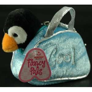 Aurora Mini Fancy Pals Plush Pet Penguin Cool Photo Holder With Clip 