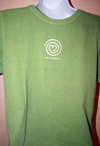 Youth Girl Life is Good Green Shirt Let It Ripple NWT  