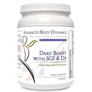 Daily Boost with SGS & D3 60 Packets   Daily Does Multivitamin and 