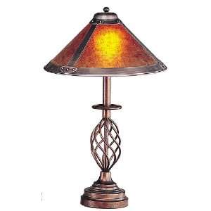 San Gabriel Mica Collection Wrought Iron Table Lamp