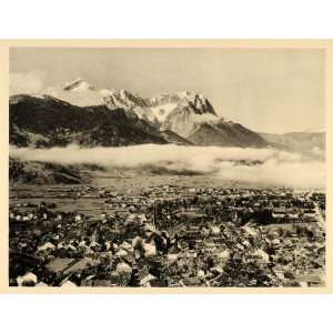  1934 Partenkirchen Zugspitze Germany Mountain Olympics 
