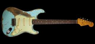   62 Stratocaster Ultimate Relic Guitar Daphne Blue 0885978045105  