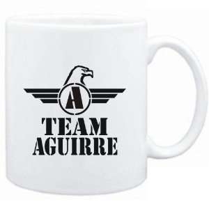  Mug White  Team Aguirre   Falcon Initial  Last Names 