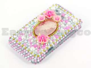 Crystal Bling Case Cover for LG VX9700 Dare Lady Cameo  