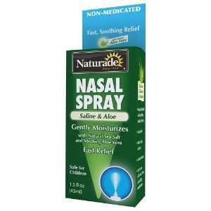  Naturade Saline & Aloe Nasal Spray ( 1X1.5 Oz) Health 