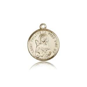  14kt Gold St. Philomena Medal Jewelry