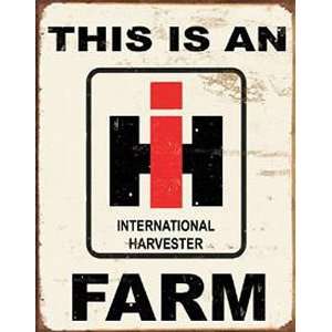  International Harvester Farm Metal Tin Sign Nostalgic 