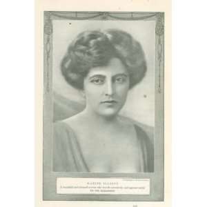  1911 Print Actress Maxine Elliott 
