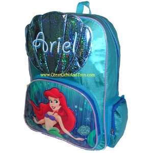  Ariel Mermaid Girls School Backpack: Toys & Games