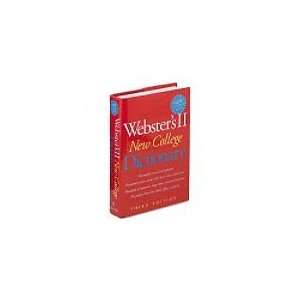   Houghton Mifflin Webster’s II New College Dictionary