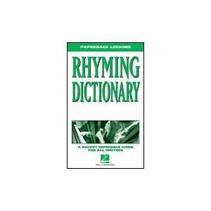  Rhyming Dictionary Pocket Reference (Paperback Songs 