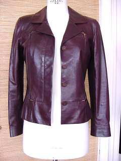 CHANEL 01C Leather Jacket 4 AWESOME Rose Gold details  