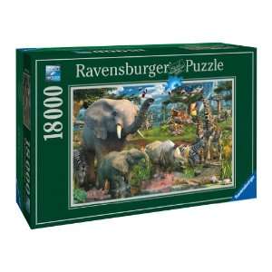  Ravensburger At The Waterhole   18000 Pieces Puzzle Toys 
