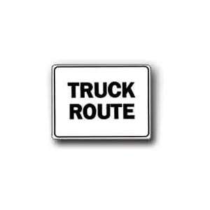  Metal Sign Truck Route