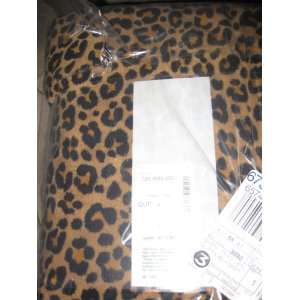   Fleece Blanket, Queen Size Animal Print LEOPARD PATTERN Home