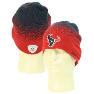  Houston Texans The Grade Winter Knit Hat   Navy / Red 