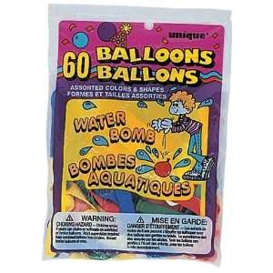  Water Bomb Balloons 60 Pack Toys & Games