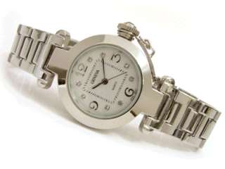 SILVER SL Crystal Cabochon Crown Cover Bracelet WATCH  