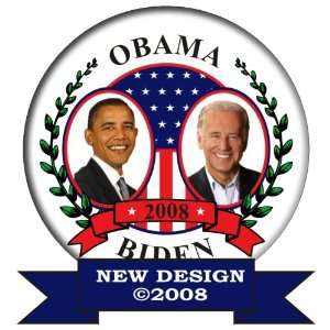  Brand NEW Design Obama Biden Jugate Campaign Button 