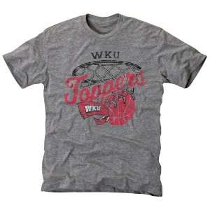  NCAA Western Kentucky Hilltoppers Hoop Tri Blend T Shirt 