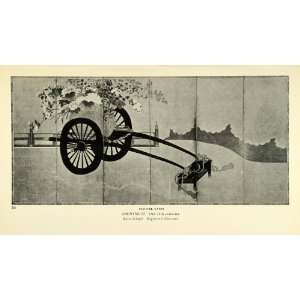 1935 Print Flower Carts Botanical Floral Kano Bigelow Japanese Art 