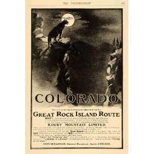   Ad Rocky Mountain Limited Great Rock Island Bobcat   Original Print Ad