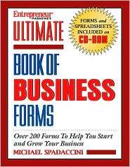 Entrepreneur Magazines Ultimate Book of Business Forms, (1932156674 