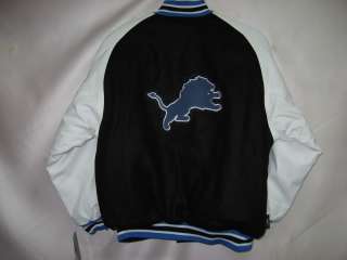 Detroit Lions Reversible Varsity Jacket NFL YOUTH MEDIUM 10/12 $65 