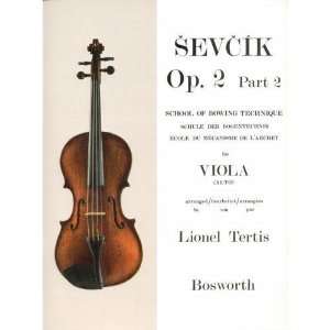  Part 2. For Viola. Arranged by Tertis. Bosworth Musical Instruments