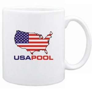  New  Usa Pool / Map  Mug Sports